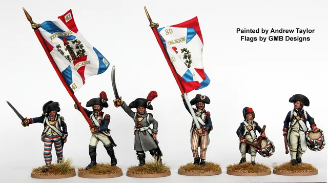 Perry Miniatures REVF 1 Commandement Infanterie Early figurine 28mm