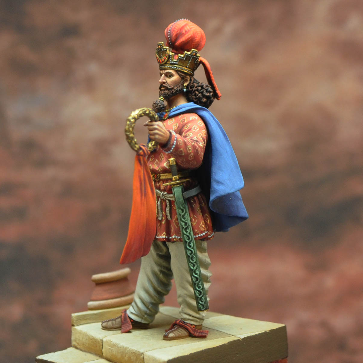 ART GIRONA Serie Historical Shapur I Sassanide figurine