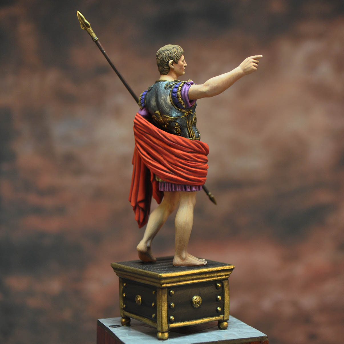 ART GIRONA Historical Augustus buste romain à peindre