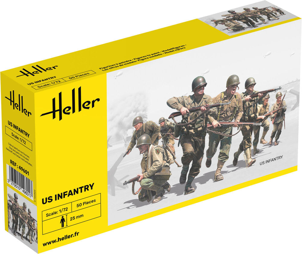 Heller US Infantry Historical Collection figurines 1/72 WWII
