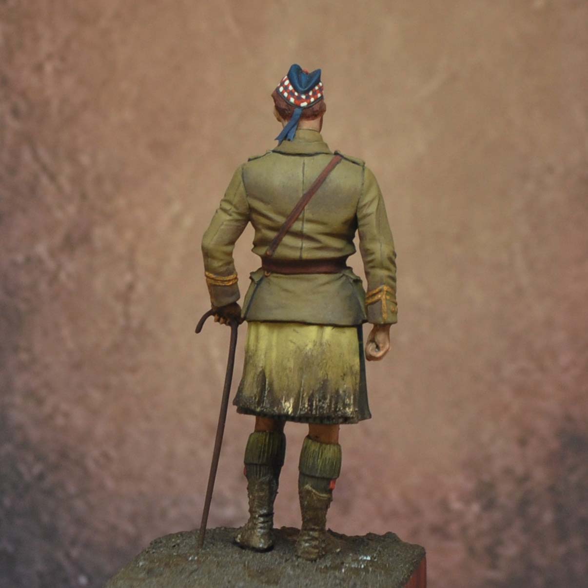 Art Girona 70mm Officer Gordon Highlanders 1915 figurine