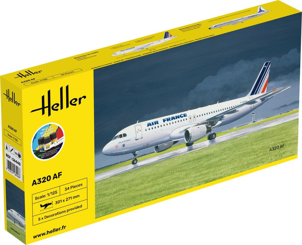 Heller Starter Kit Airbus A320 Air France 1/125 avion