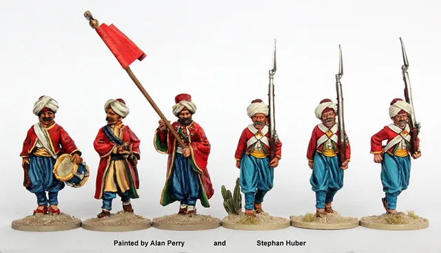 Perry Miniatures Napoleonic OT 7 Arnaut figurines avance