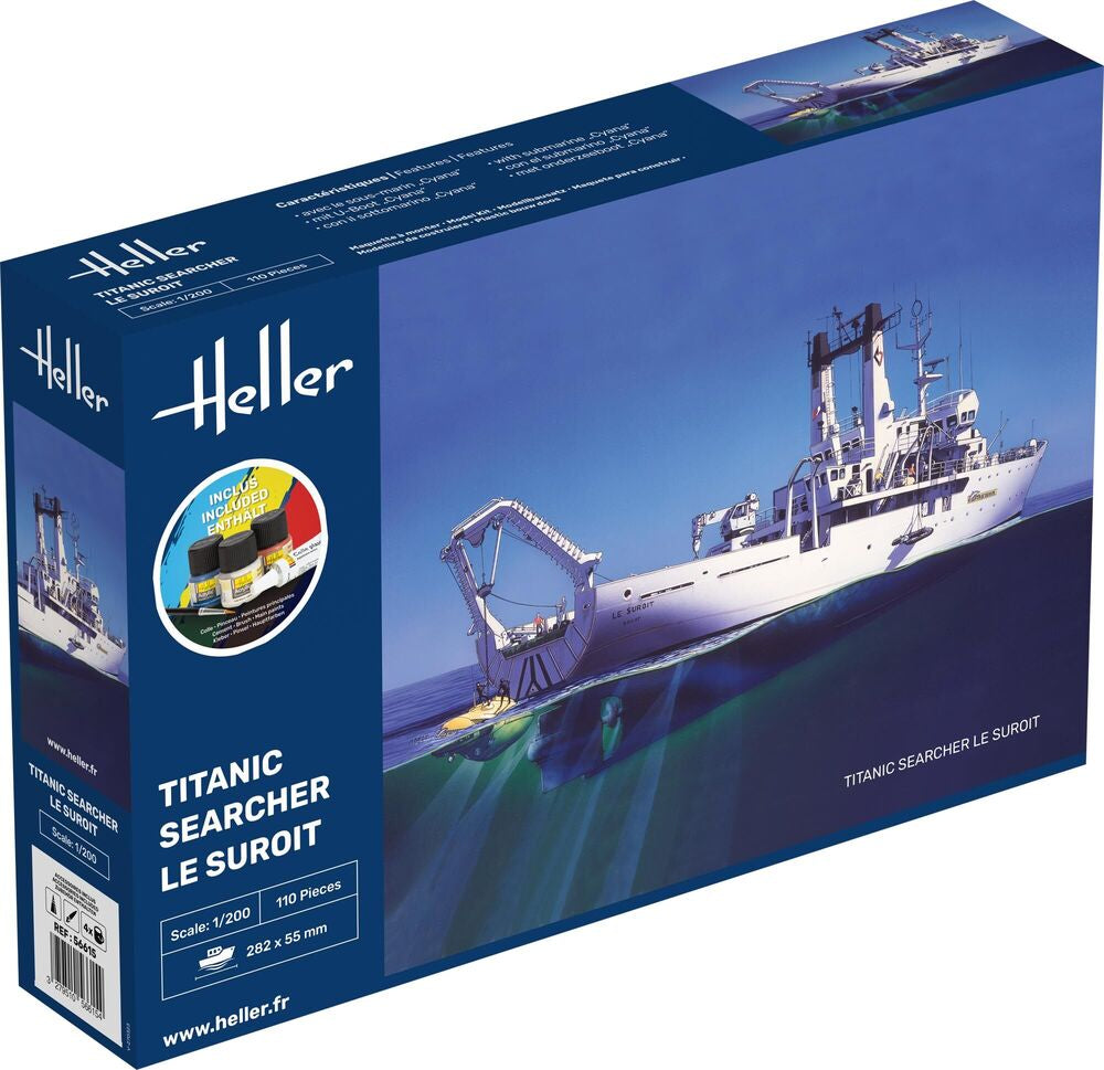 Heller Starter Kit Suroit Titanic Searcher 1/200 bateau