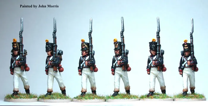 Perry Napoleonic FN9 Fusiliers Marche Attaque figurines métal