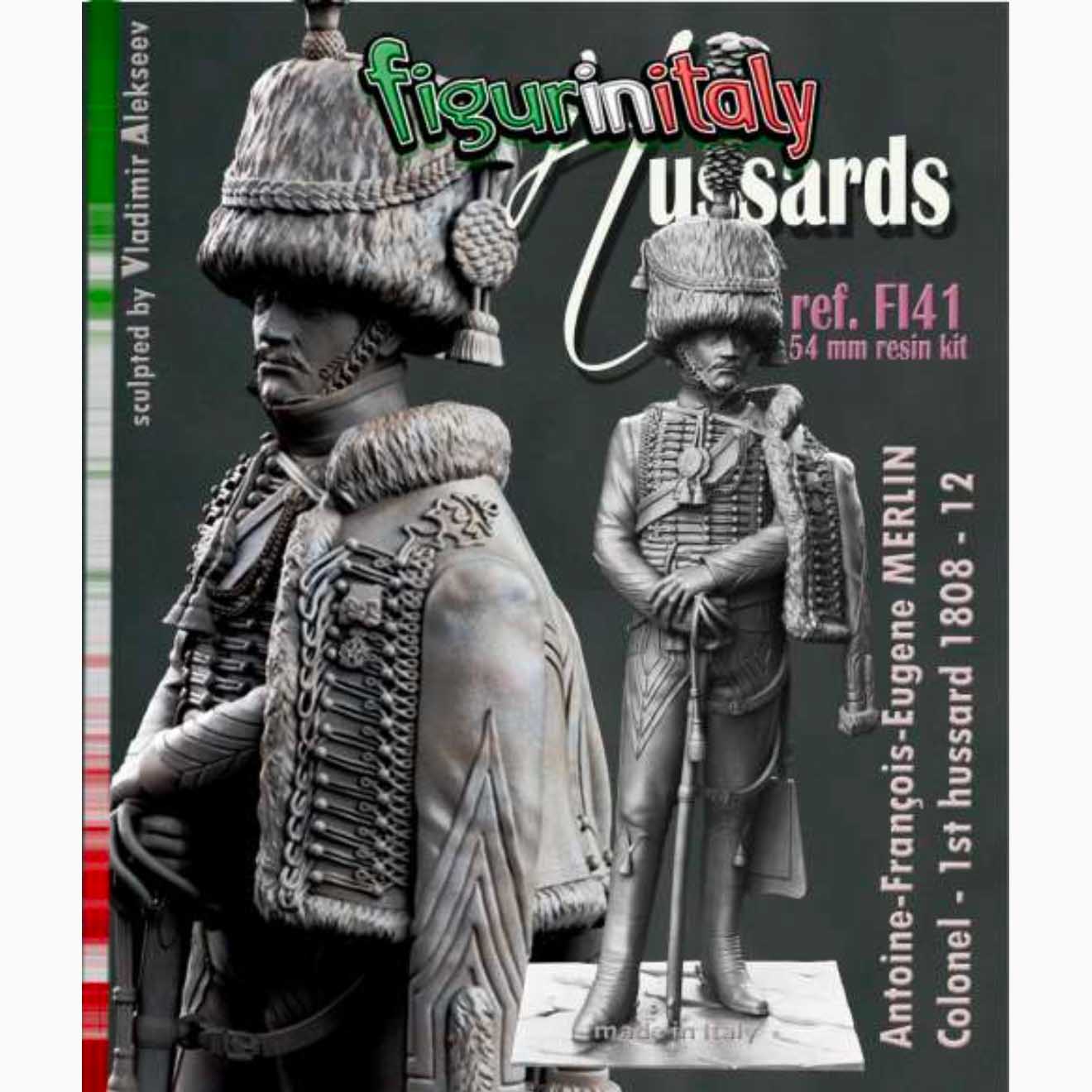 Art Girona Miniatures Merlin Colonel 1er hussard figurine